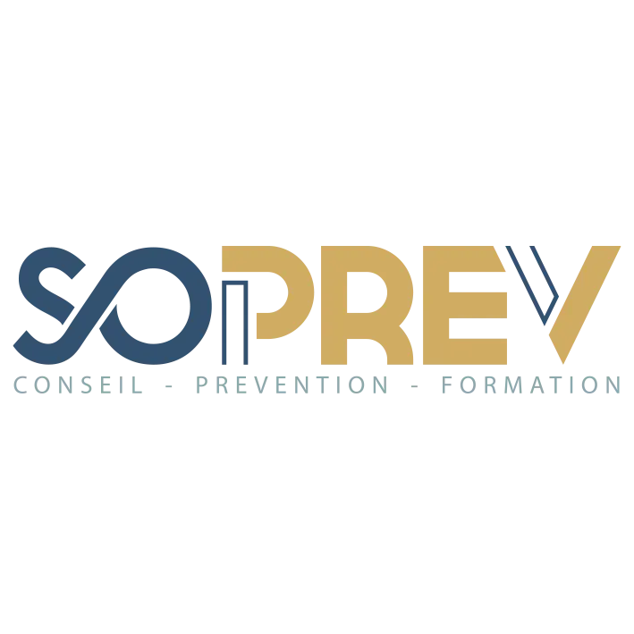 création du logo centre de formation SOPREV par couleur pixel agence de communication et graphiste à marmande 47