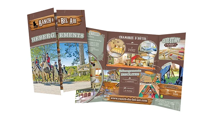 Creation et impression flyer carte de visite brochure affiches Couleur Pixel Marmande