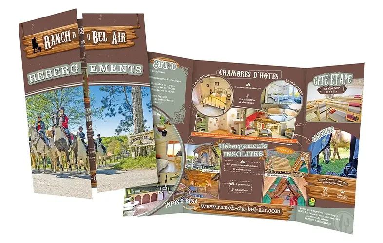 Creation et impression flyer carte de visite brochure affiches Couleur Pixel Marmande